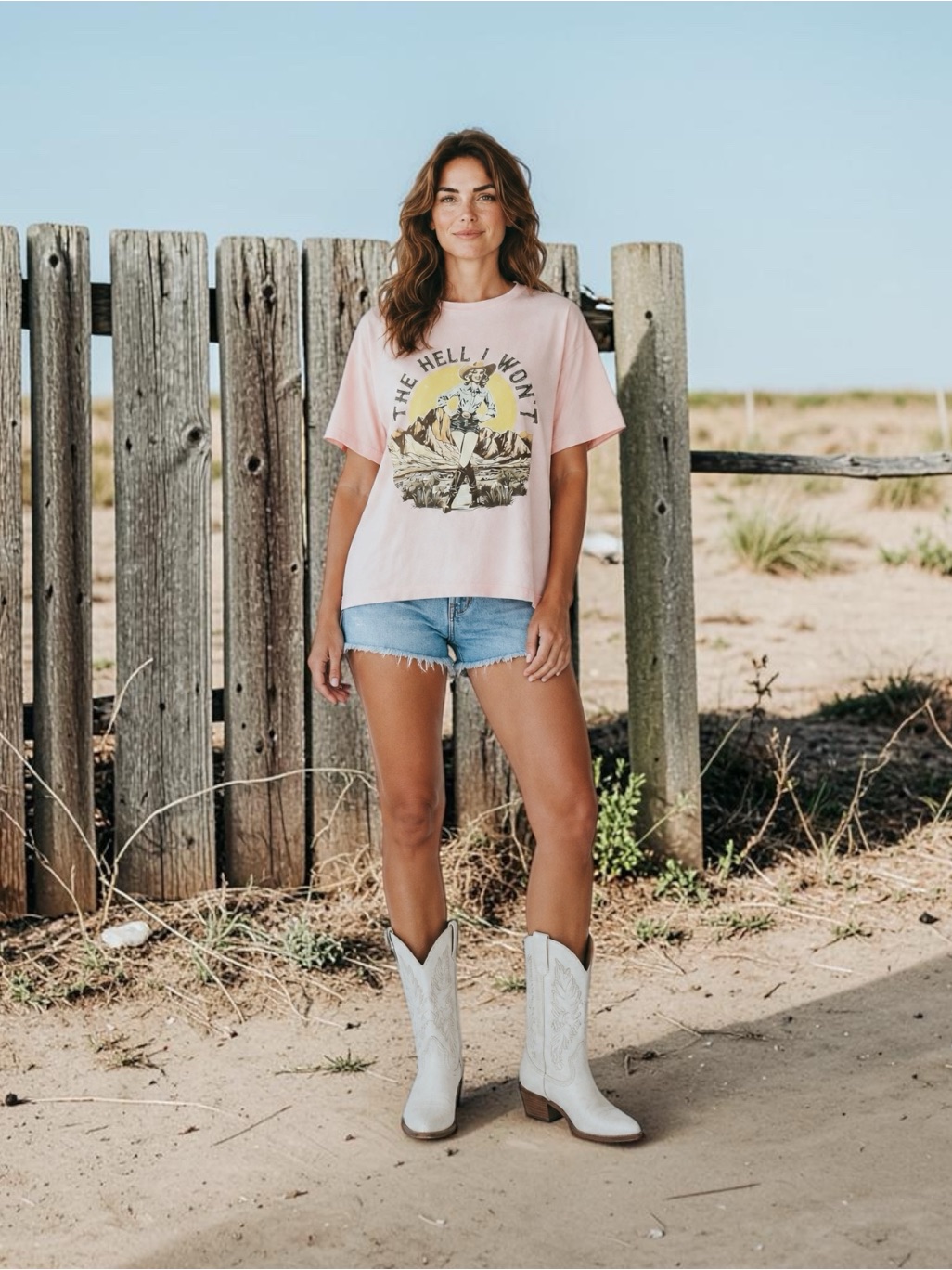 Old Navy Light Pink Graphic Tee